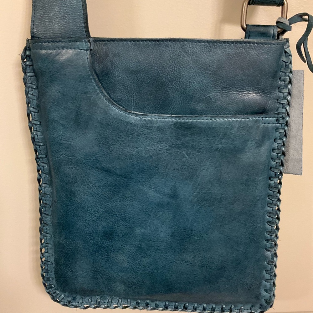 Latico Brynn Leather Crossbody Bag - Color Denim (blue) - NWOT - Picture 3 of 5
